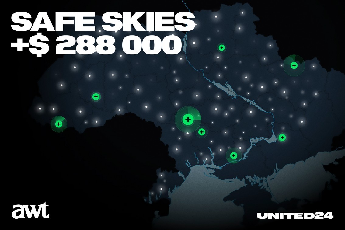 АВТ Баварія стала першим донором нового проєкту UNITED24, зробивши
внесок у 288 000$ на систему сенсорів ідентифікації повітряних цілей.