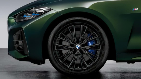 18" M Performance легкосплавні диски Double-spoke 796 M Jet Black, матові, комплект літніх коліс у зборі.