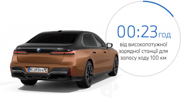 Заряджання у дорозі до 100 км.