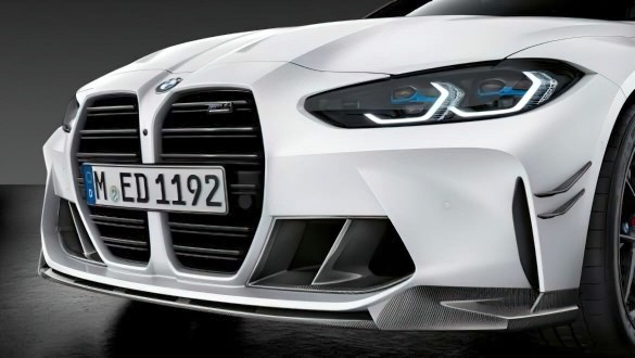 Передній сплітер M Performance з вуглецевого волокна.