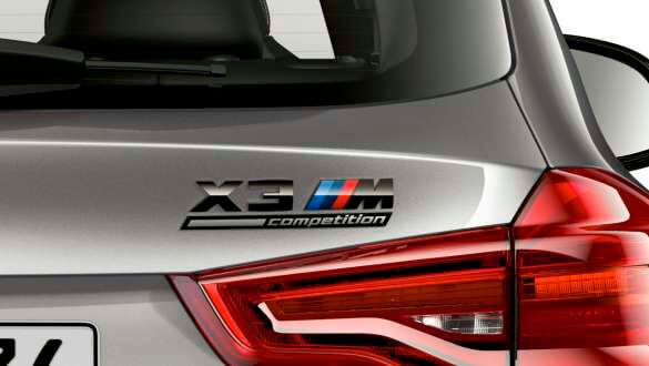 Напис «X3 M Competition».