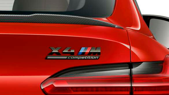 Напис «X4 M Competition».