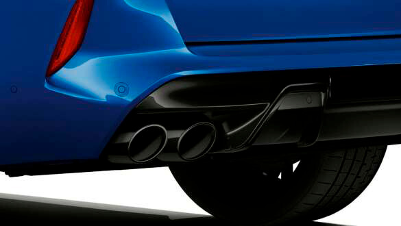 Вихлопні труби в кольорі Black Chromе.