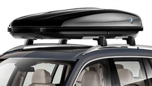 Багажний бокс BMW 520 кольору "Чорний"/"Сріблястий Титан".