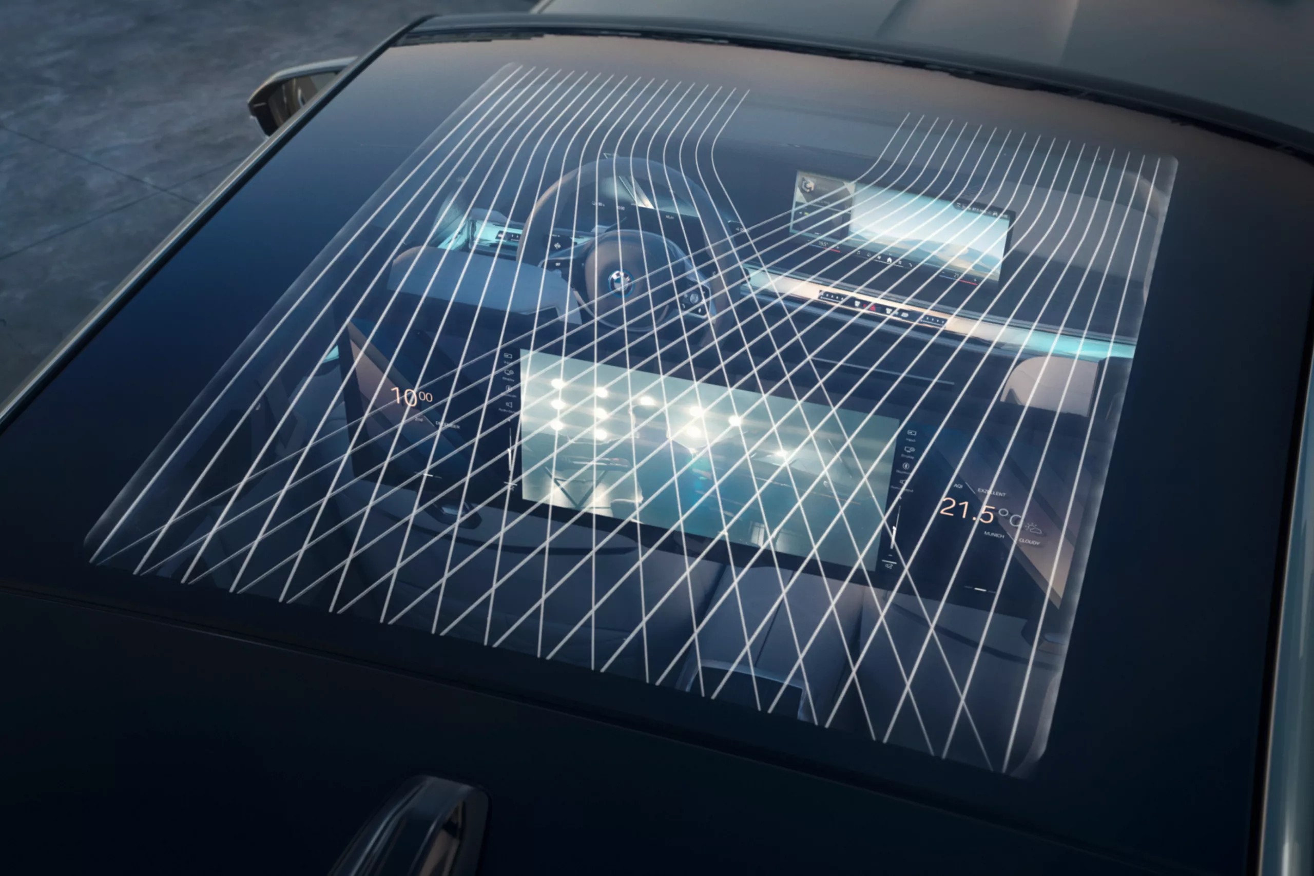 Панорамний скляний дах Sky Lounge.