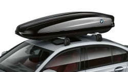 Багажник на кузов авто BMW 520 у кольорі «Чорний/Сріблястий Титан»